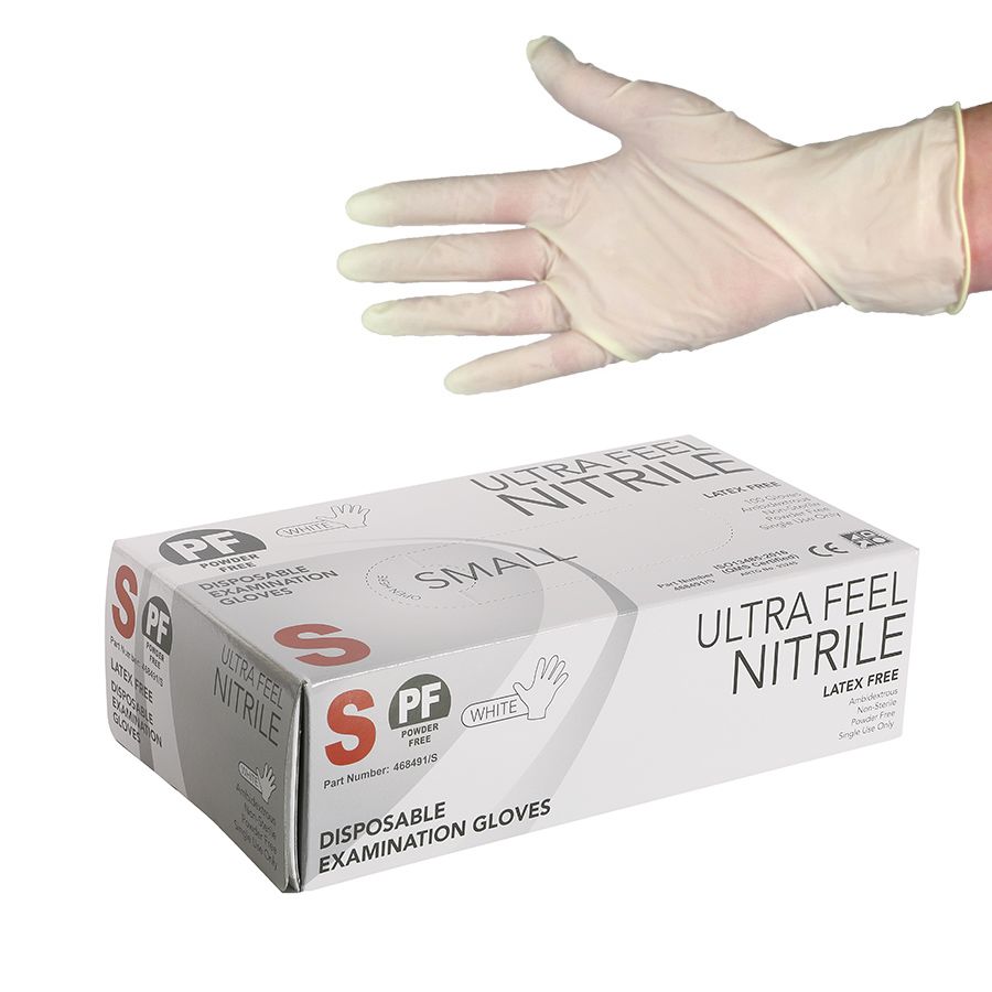Buy Wholesale Gloves PF Nitrile White ultrafeel S Back in STOCK Online ...
