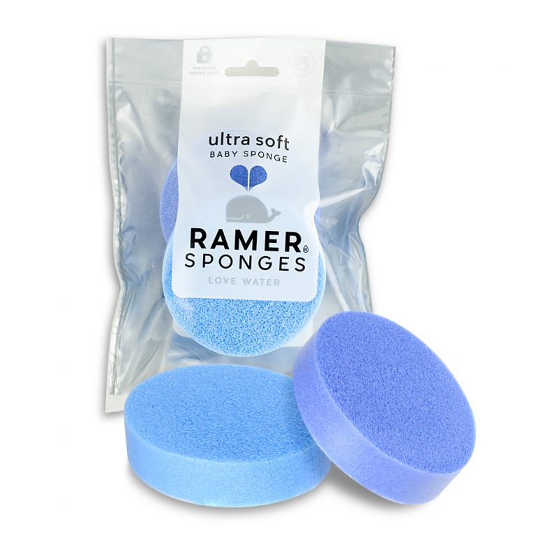 Buy Wholesale Ramer Baby Sponges 2 pack BlueHyacinth Online SalonQuip